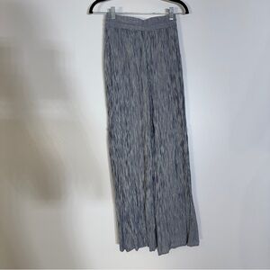 How Do You Wear That Navy Striped Drawstring Wide Leg Pants